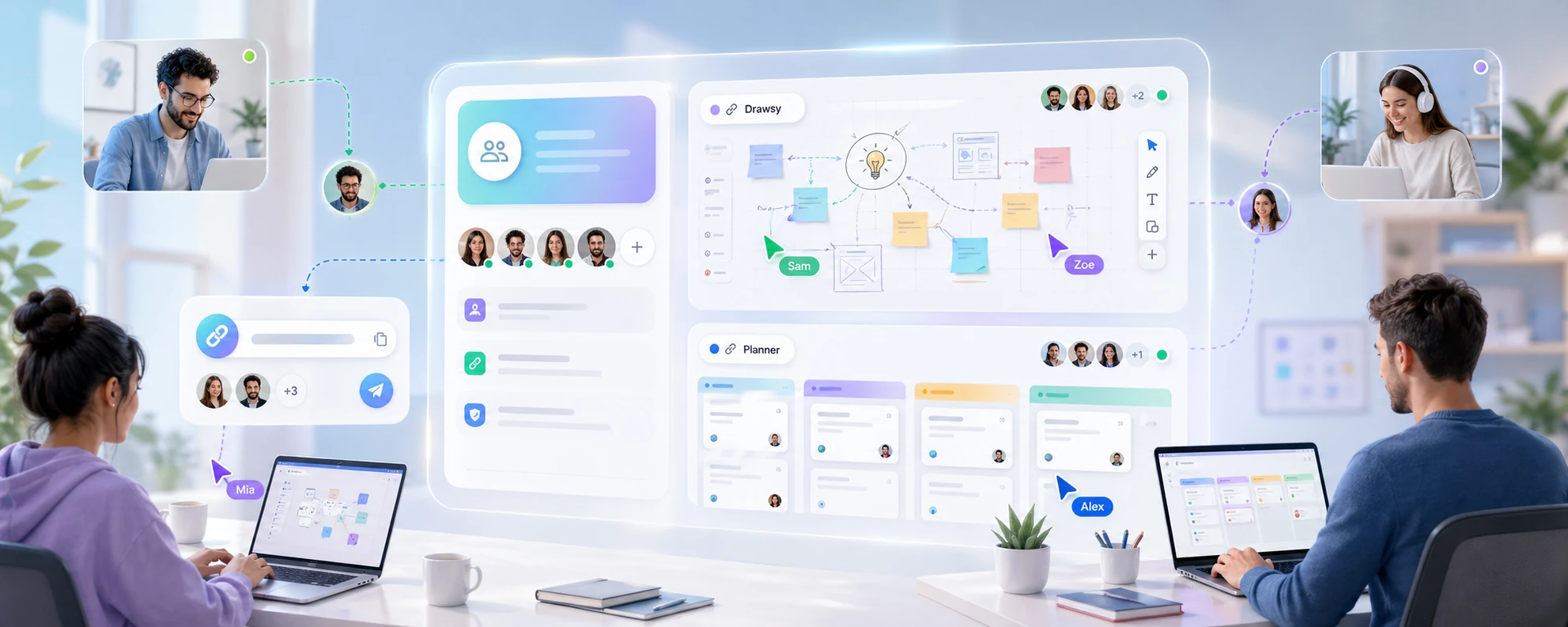 How to use teams for Drawsy and Planner collaboration guide banner