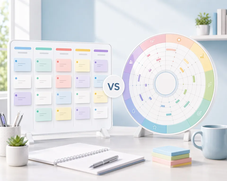 Kanban board vs year wheel: which planning model should you use? guide banner
