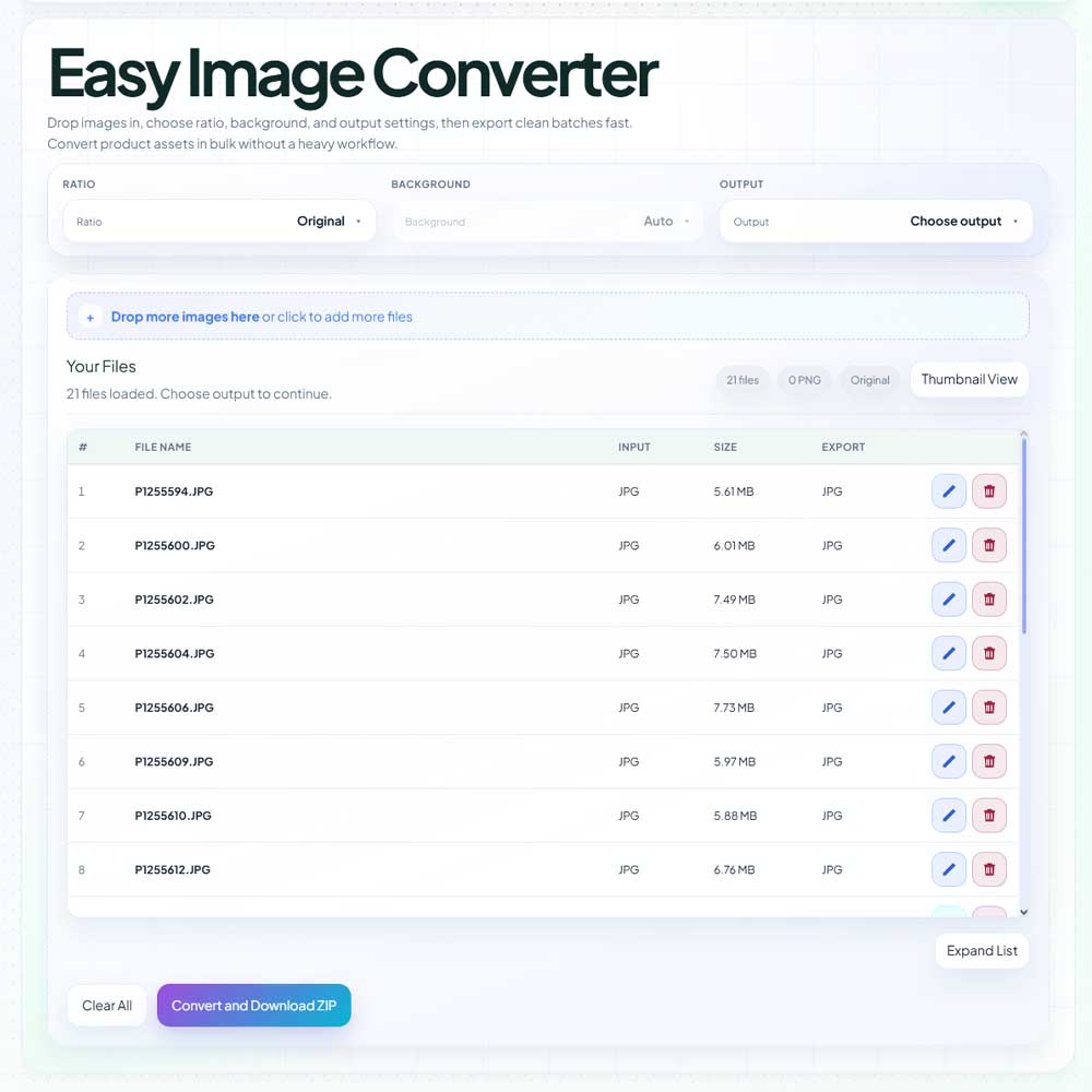 Image Converter preview